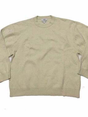 COS Men's Crewneck Sweater in Pale Lime